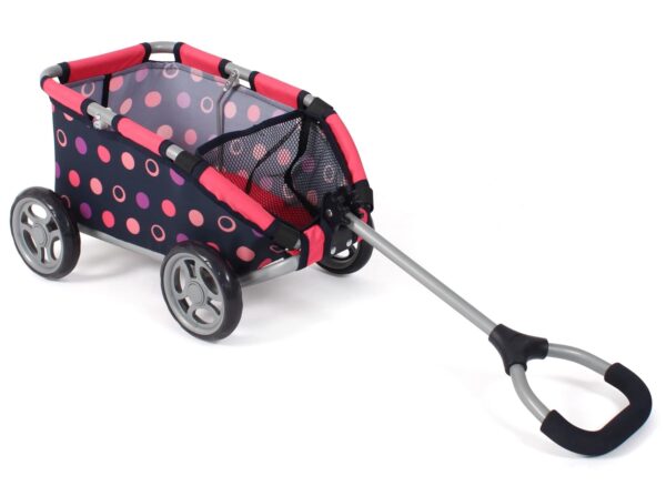 Bayer Chic 2000 Corallo Ziehwagen für Puppen & Teddys, 46x30x29 cm