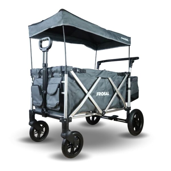 FROSAL Victor Klappbarer Kinderwagen mit Dach & Bremse