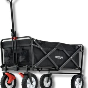 FUXTEC FX-CT100 Klappbarer Handwagen Schwarz, 75 kg
