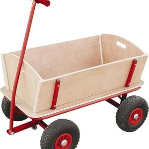 Izzy Klapp-Handwagen mit Dach, Luftreifen, 80 kg