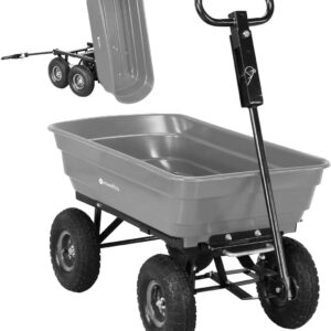 Miweba Kipphandwagen 1000 kg - 75 l - Kippschwelle - Luftbereifung