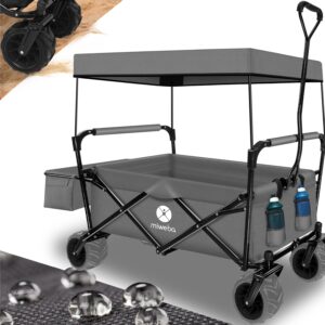 Miweba Klappbarer Kindertransportwagen Bremse Dach breite Reifen