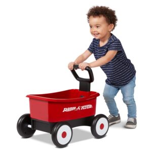 Radio Flyer 2-in-1 Schieb- & Ziehwagen Rot für Kleinkinder 1-4 Jahre